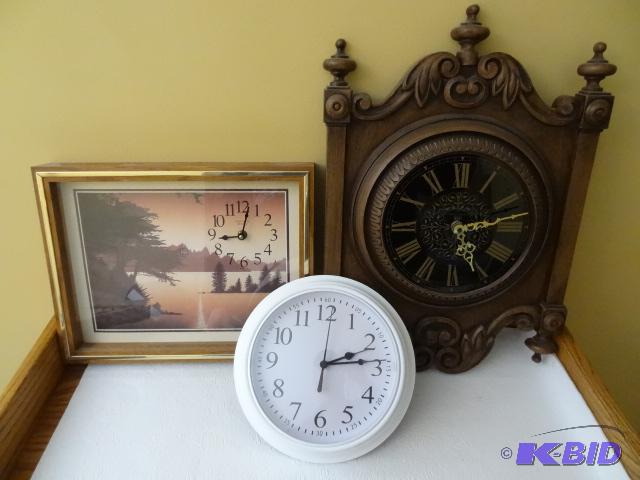 3 Wall Clocks...