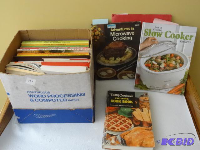 Box of Misc Cook Books...