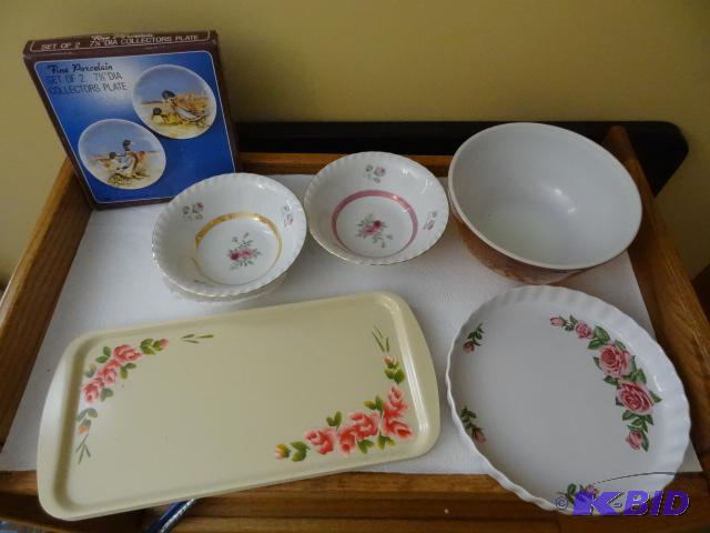5 Serving Trays Collector Plate Mixing Bowl, ...