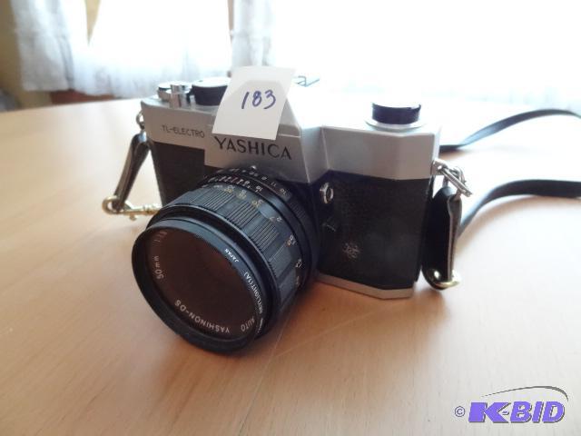 Yashica TL Electro 35mm Camera with Lens. Wit...