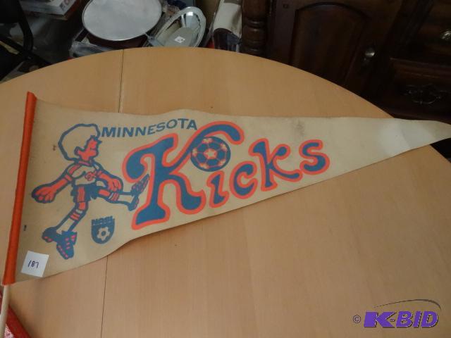 Minnesota Kicks Vintage Penant...