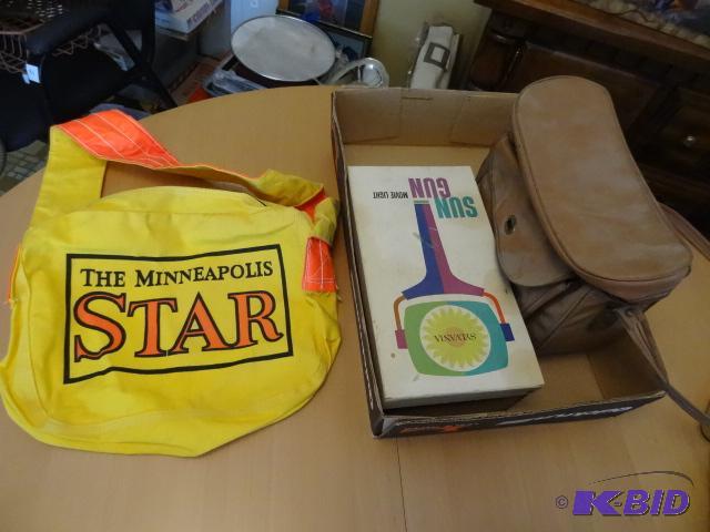 Minneapolis Star Bag. Sylvania Sun Gun Movie ...
