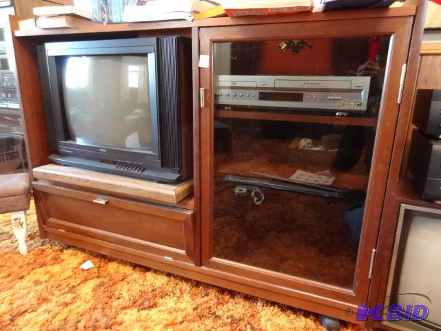 Vintage Enterainment Center on Wheels. 15 X 2...