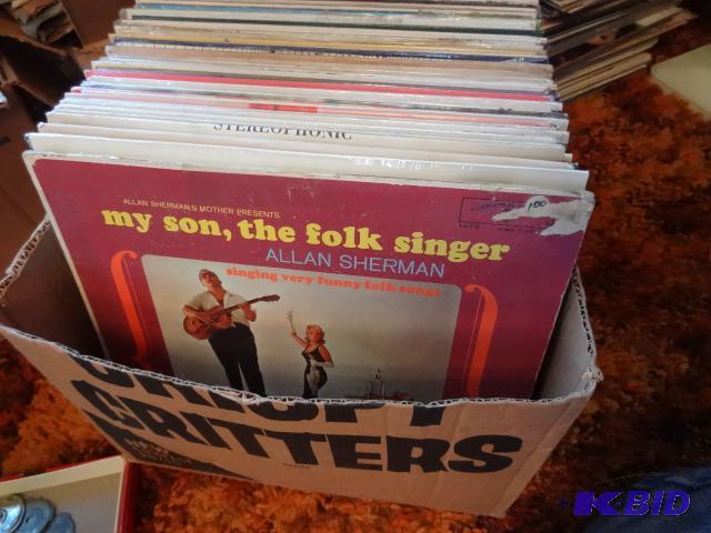 Box of Misc Records....