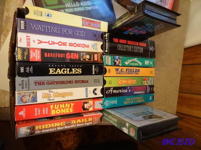 Misc VHS Tapes with a Rewinder...