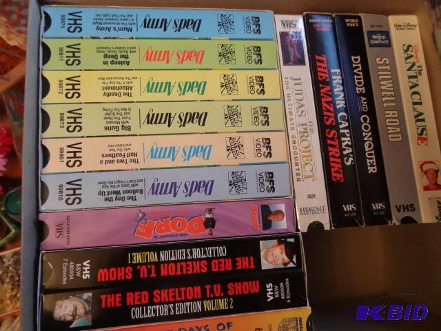 Misc VHS Tapes with a Rewinder...