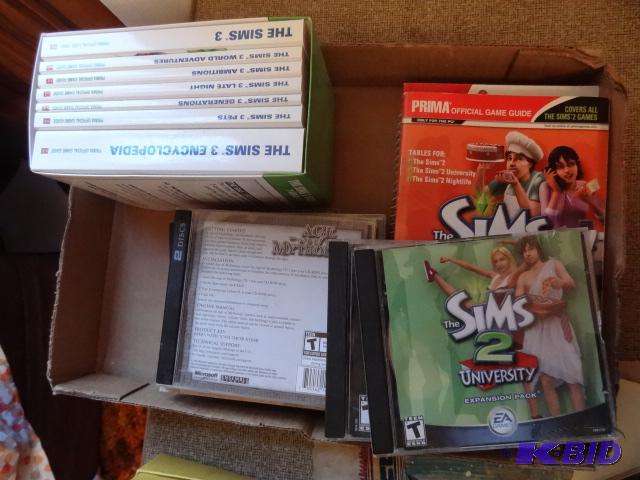 Misc PC Games and Sims Strategy Books...