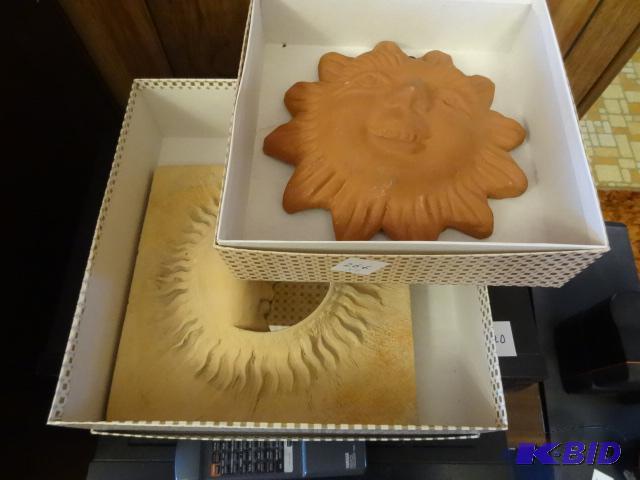 2 Decorative Sun Wall Hangings...