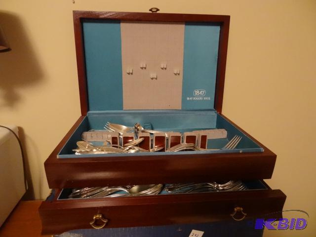 1847 Rogers Bros. Silver Set. Excellent Shape...