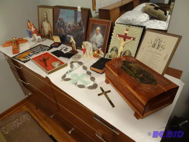 Large Variety of Christian Related Items. Cro...