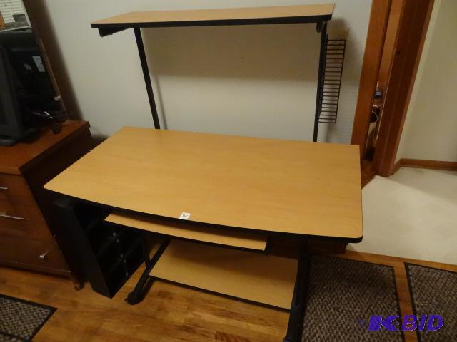 Computer Desk on Wheels Nice Shape...