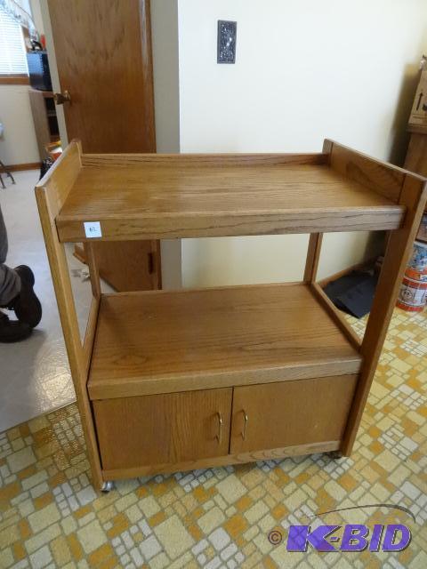 Microwave Cart on Wheels 30 X 19 X 35...