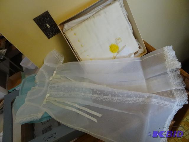 36 X 50 White Crib Blanket. Montgomery Wards....