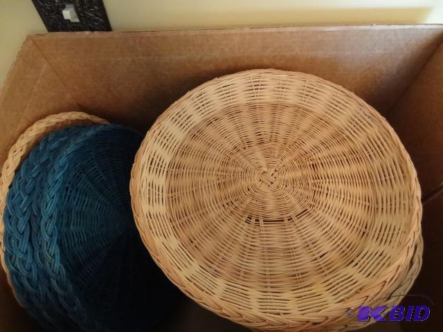 Wicker Paper Plate Holders...
