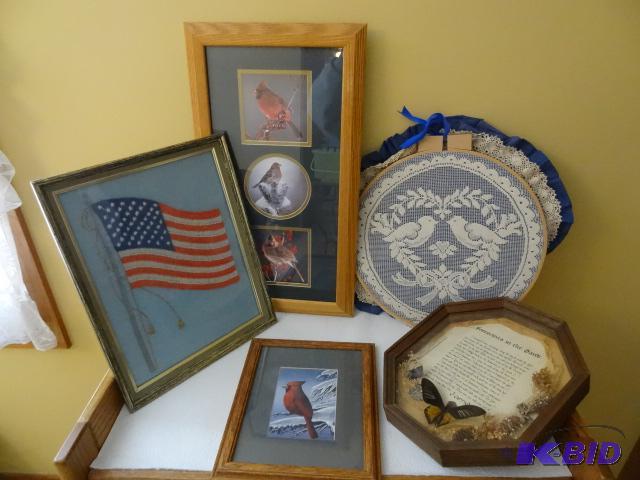 Handmade Wall Hangings. Cardinal Pictures...