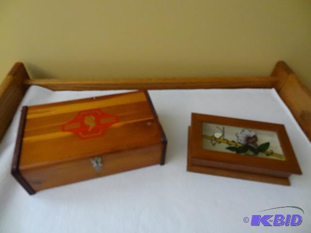 2 Wood Jewelry Boxes...