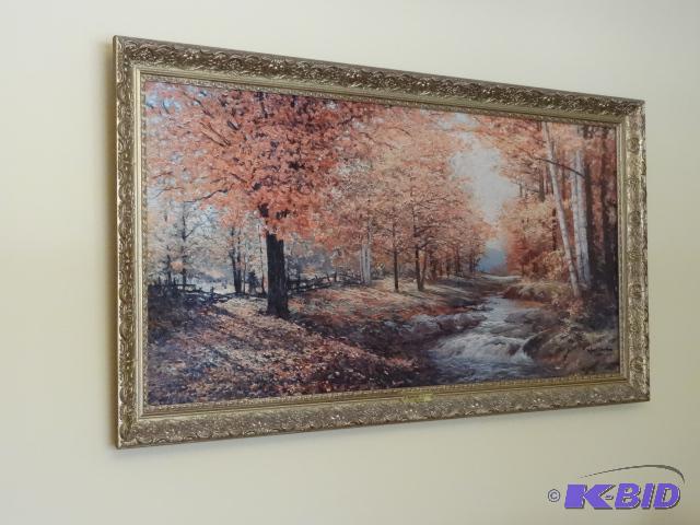 Autumn Leaves by R. Wood Print of a Painting....