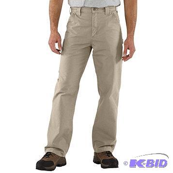 lot 25 image: New with tags Carhartt Canvas Work Dungaree -...