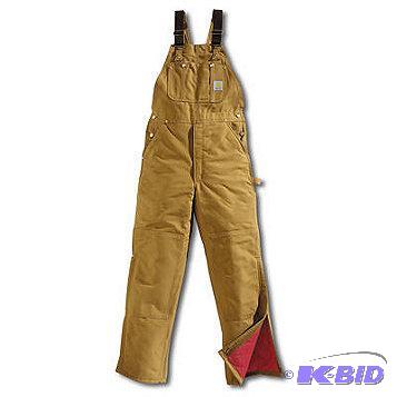 lot 26 image: New with tags Carhartt® Bib Overall - BRO...