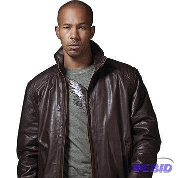 lot 40 image: New with tags Whet Blu Mens Sleek Leather Jac...