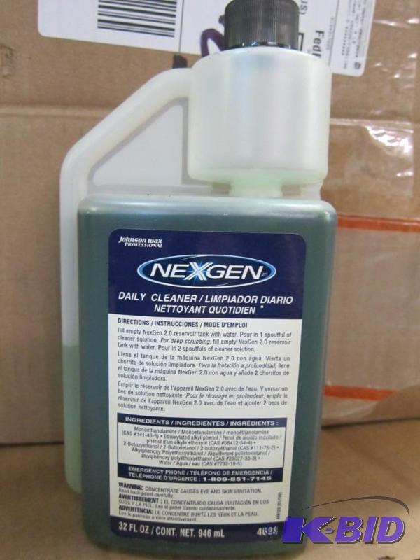 14 Bottles of Johnson Wax NEXGEN Daily Cleaner and V-Mop