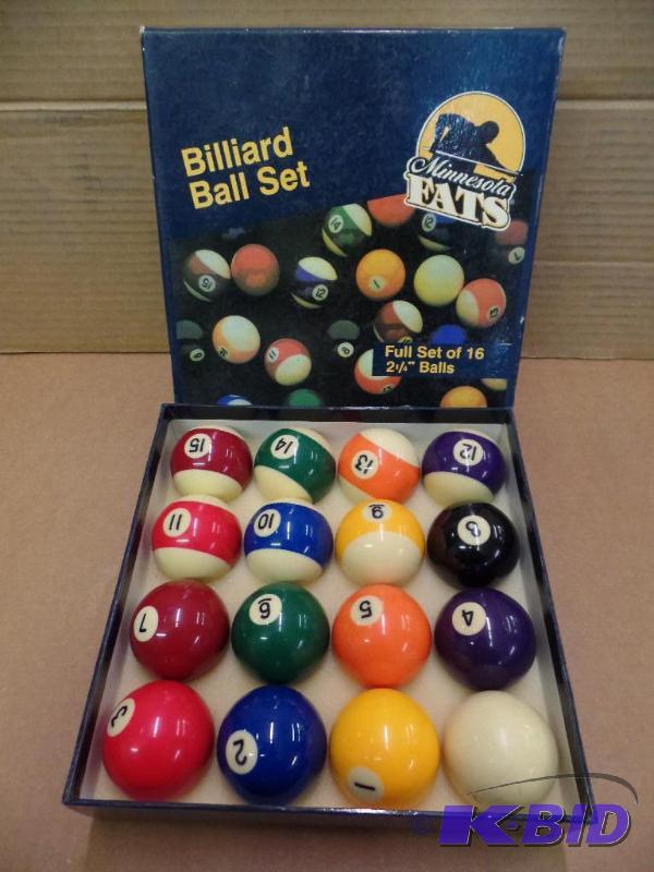 Full Set of 2.5 Billiard Balls