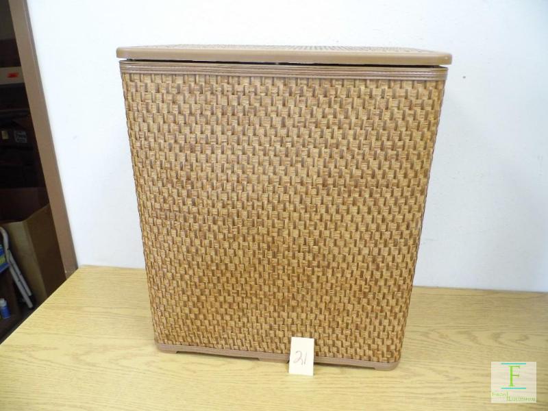 Brown Wicker Hamper
