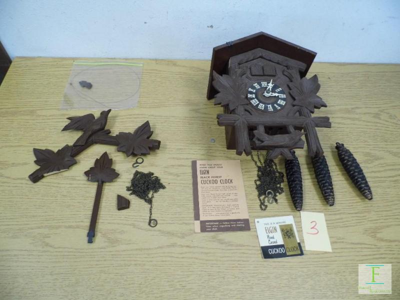 Elgin Black Forest Cuckoo Clock