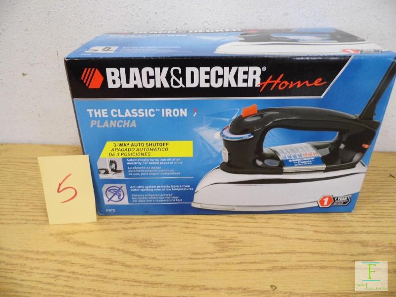 New Black & Decker Iron