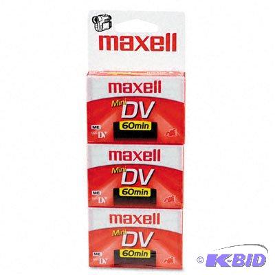 lot 103 image: Lot of 5- 3 packs CASSETTE,MINI DGTLVIDO,