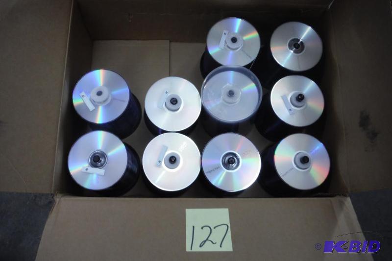 lot 127 image: Lot of 1000 Memorex DVD-Rs