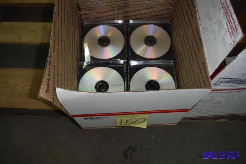 lot 150 image: Lot of 65 DVD-Rs in individual Cases All New Memorex