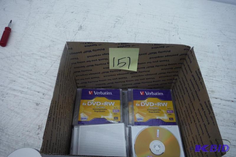 lot 151 image: Lot of 48 DVDRWs in individual Cases