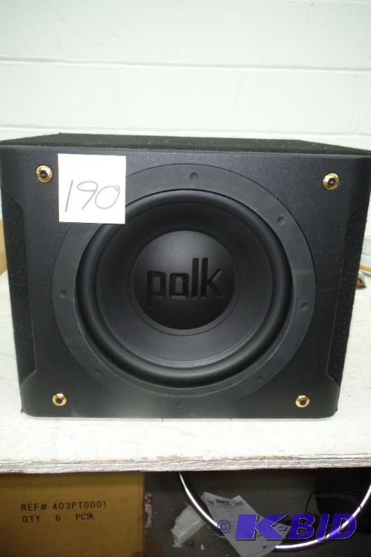 lot 190 image: Blown polk 12 Sub in Box