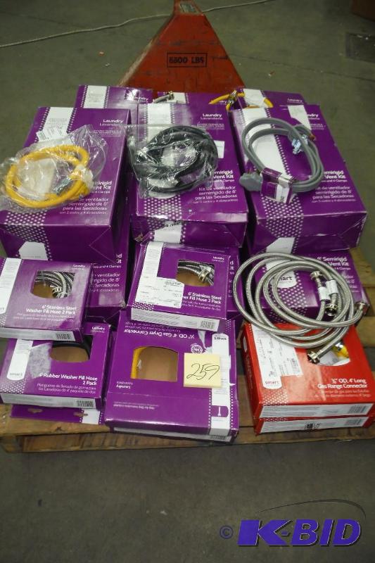 lot 259 image: Lot of washer dryer install Items