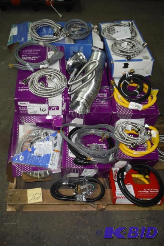 lot 262 image: Lot of washer dryer install Items