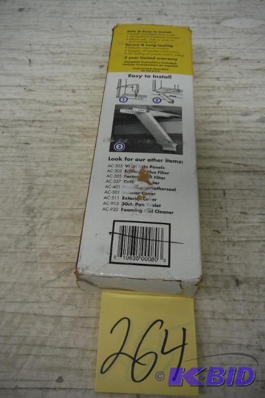 lot 264 image: Outland Universal Air Conditioner Support 4  - 11  T Walls Steel With Baked Epoxy Finish 80 Lb.
