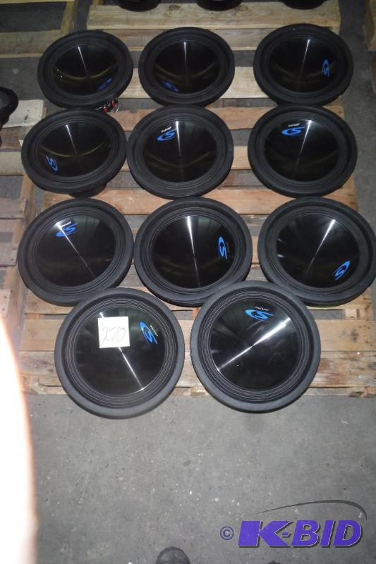 lot 270 image: Lot of 11-12  Blown Subs
