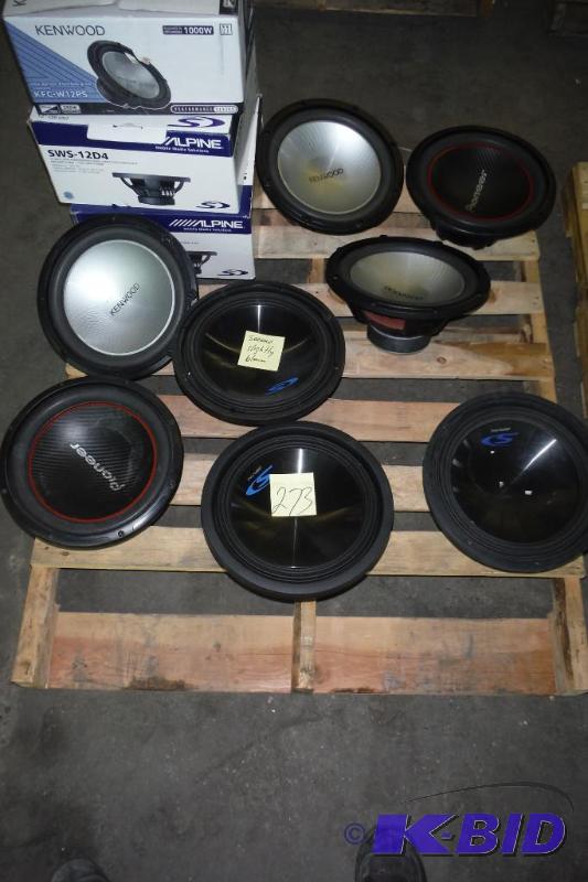 lot 273 image: Lot of 11 Blown Subs