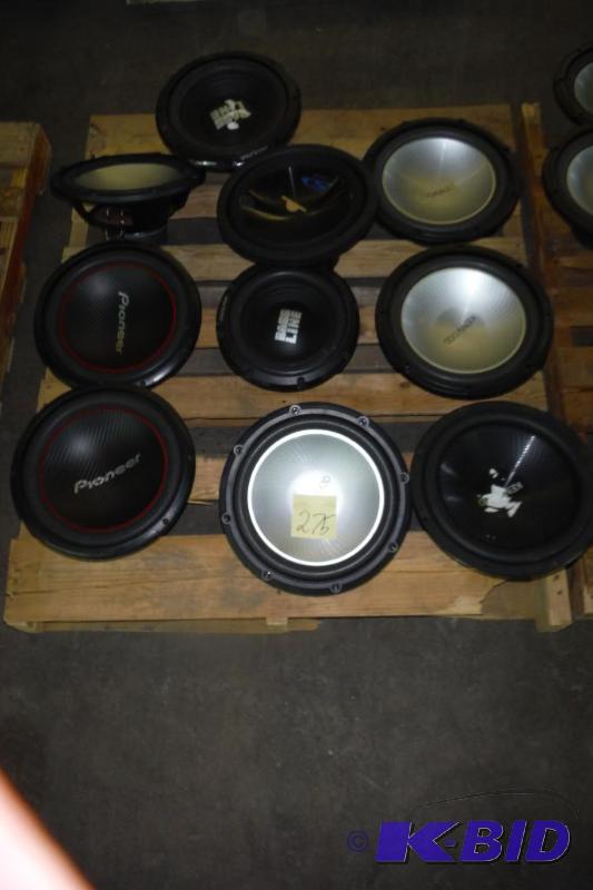 lot 275 image: Lot of 10  Blown Subs