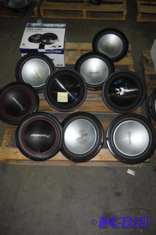 lot 277 image: Lot of 10 Blown Subs