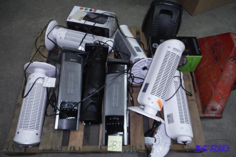 lot 283 image: Lot of Heaters not working or incomplete