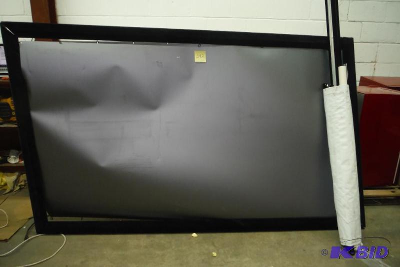 lot 292 image: Pair of Projection screens both have damage