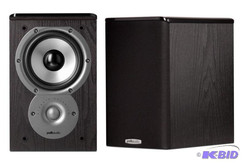 lot 67 image: Polk Audio TSi100 Bookshelf Speaker ( Black)