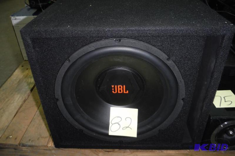lot 82 image: JBL 12 Subwoofer in Box