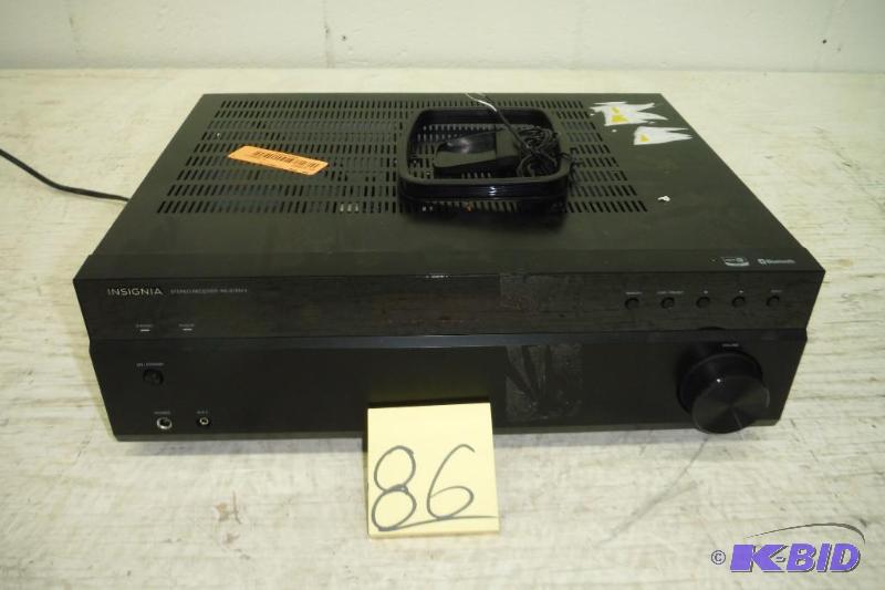 lot 86 image: Insignia- 200W 2.0-Ch. Stereo Receiver