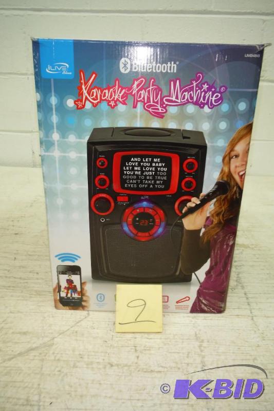 lot 9 image: ILIVE BLUE iJMB484B CDG Karaoke with Bluetooth(R) & 5 Monitor