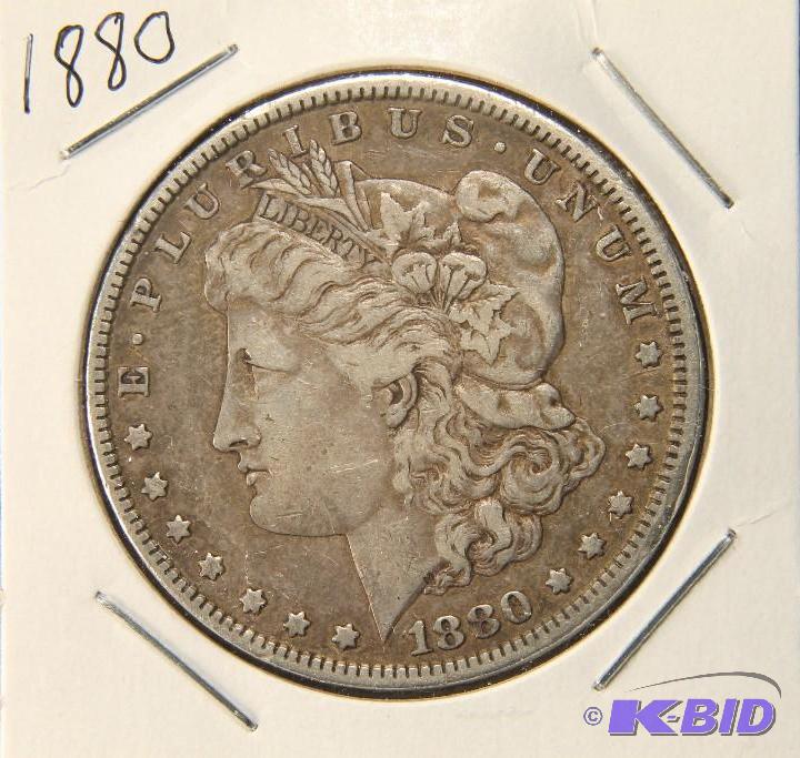 1880 MORGAN DOLLAR VF