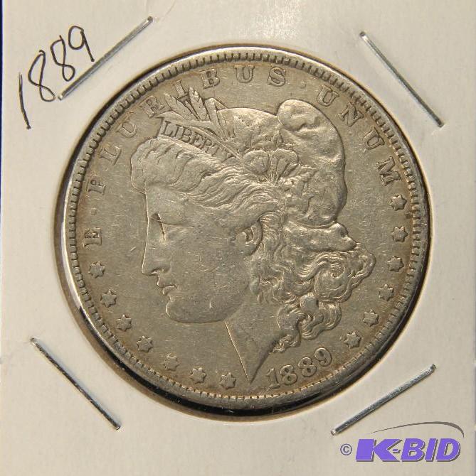 1889 MORGAN DOLLAR FINE