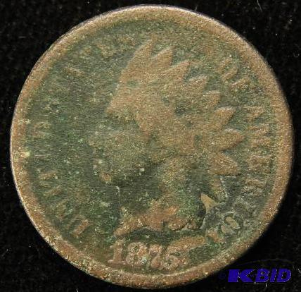 1875 INDIAN HEAD CENT
